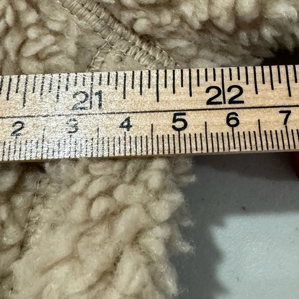 J.Crew‎ Men Nordic Sherpa Fleece Half Zip Pullover Size Medium